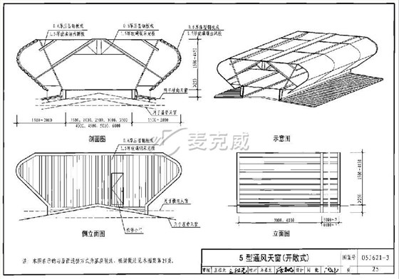 TC5B-6040n型通風天窗