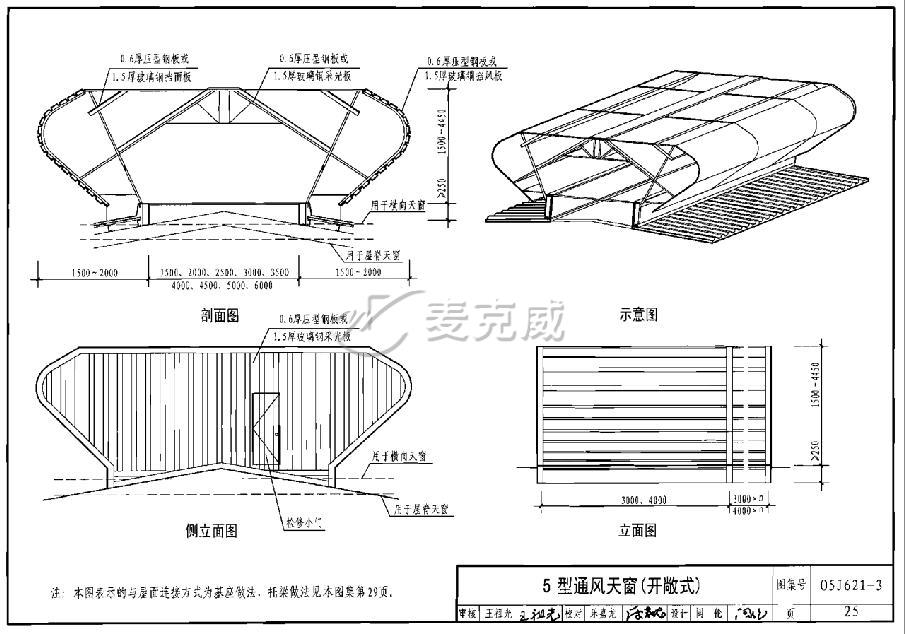 TC5B-6040n型通風天窗